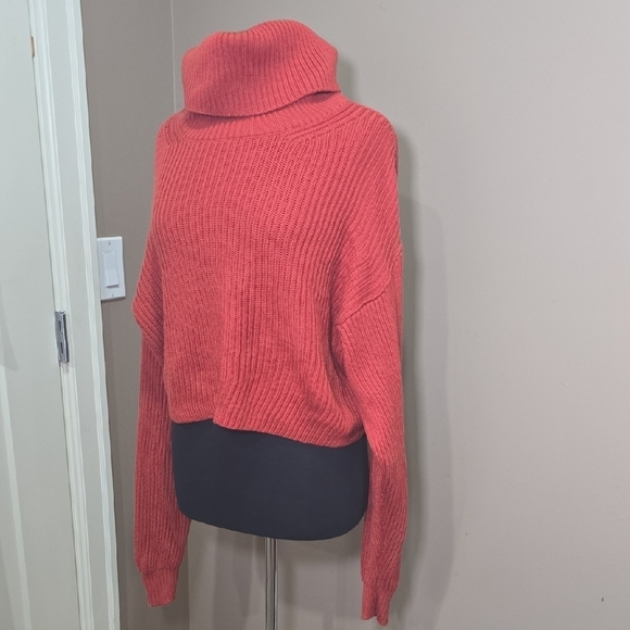 Wilfred Sweaters - NWT BABATON 100% Merino Wool Cozy Coral Turtleneck Sweater